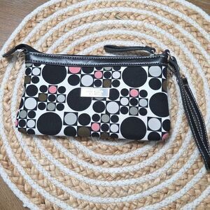 Kate Spade Geometric Polka Dot Wristlet, Nwot